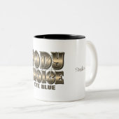 マイ体マイチョイス金ゴールド ツートーンマグカップ (正面右)