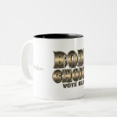 マイ体マイチョイス金ゴールド ツートーンマグカップ (正面左)