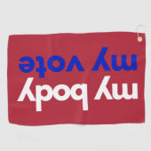 マイ体マイ投票Roevember ゴルフタオル (横)