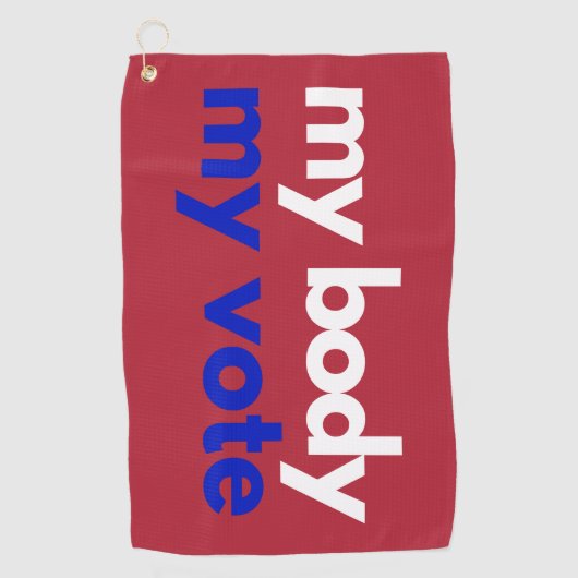 マイ体マイ投票Roevember ゴルフタオル (正面)