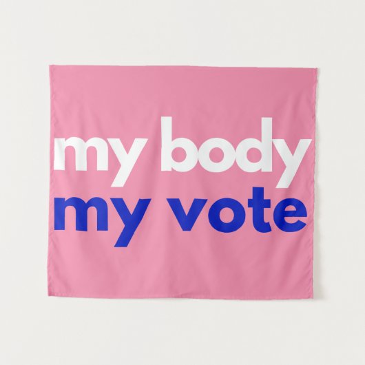 マイ体マイ投票Roevember タペストリー (正面(横))