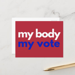 マイ体マイ投票Roevember ポストカード