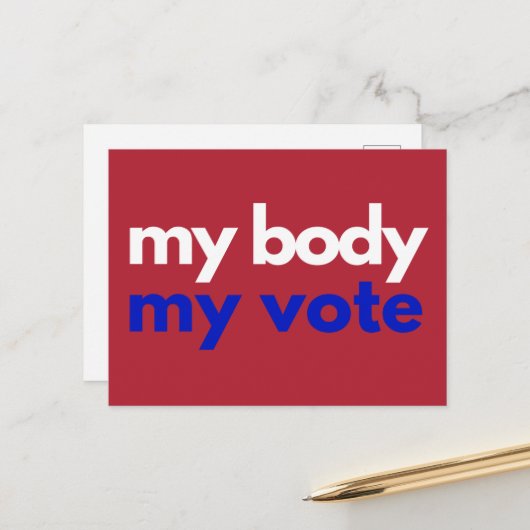 マイ体マイ投票Roevember ポストカード (正面/裏面インサイチュ)