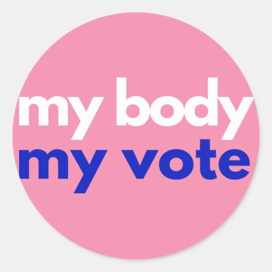 マイ体マイ投票Roevember ラウンドシール (正面)