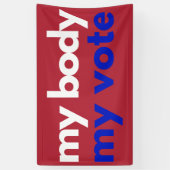マイ体マイ投票Roevember 横断幕 (縦)