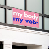 マイ体マイ投票Roevember 横断幕 (ビルの外側)