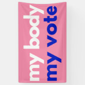 マイ体マイ投票Roevember 横断幕 (縦)