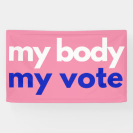 マイ体マイ投票Roevember 横断幕