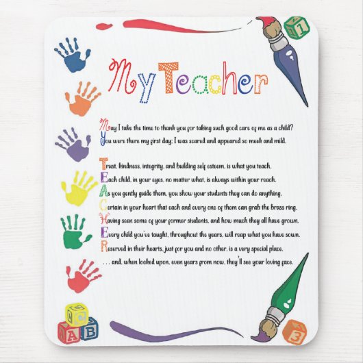 マイ先生マウスパッド マウスパッド (正面)