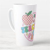 マイ先生時代お洒落お祝い カフェラテマグ (左アングル)