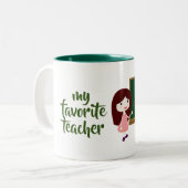 ***マイ先生*お気に入りの** 2トーンコーヒーマグ ツートーンマグカップ (正面左)