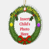 マイ初めてのクリスマスオーナメント セラミックオーナメント (左)