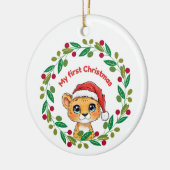 マイ初めてのクリスマスオーナメント セラミックオーナメント (左)