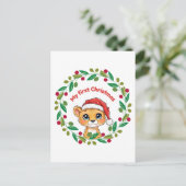 マイ初めてのクリスマスオーナメント ポストカード (スタンド正面)