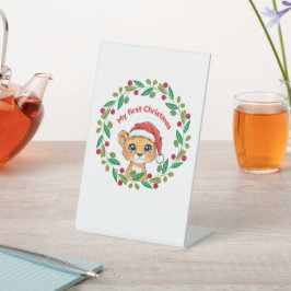 マイ初めてのクリスマスオーナメント 台座サイン