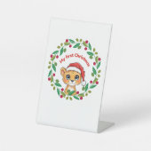 マイ初めてのクリスマスオーナメント 台座サイン (正面)