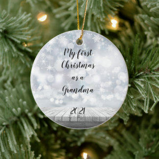 マイ初めてのクリスマスズアグランマセラミックオーナメント セラミックオーナメント