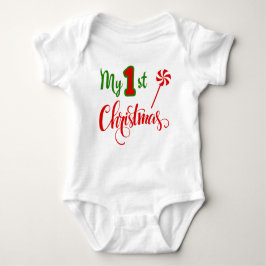 マイ初めてのクリスマスズスウィートホリデー棒つきキャンデーギフト ベビーボディスーツ