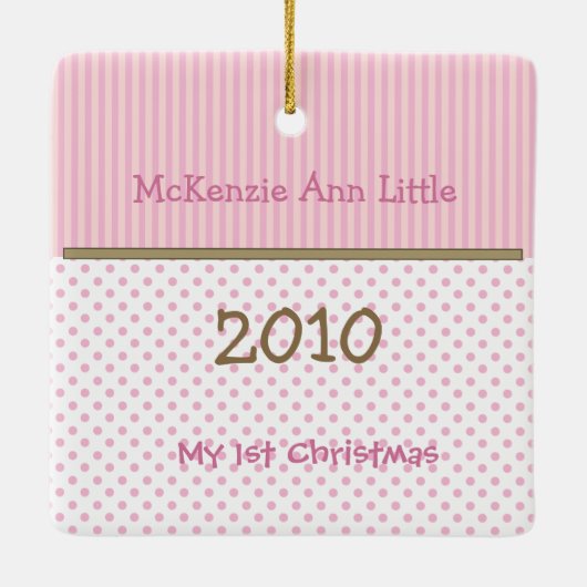 マイ初めてのクリスマスタイニーフォトオーナメント セラミックオーナメント (裏面)