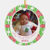 マイ初めてのクリスマスツリーオーナメント セラミックオーナメント (正面)