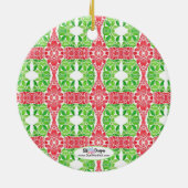 マイ初めてのクリスマスツリーオーナメント セラミックオーナメント (裏面)