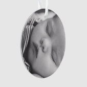 マイ初めてのクリスマスパーソナライズされたクリスマス飾り オーナメント (正面)