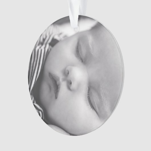 マイ初めてのクリスマスパーソナライズされたクリスマス飾り オーナメント (正面)