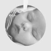 マイ初めてのクリスマスパーソナライズされたクリスマス飾り オーナメント (正面)