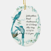 マイ初めてのクリスマスフォトオーナメント セラミックオーナメント (裏面)