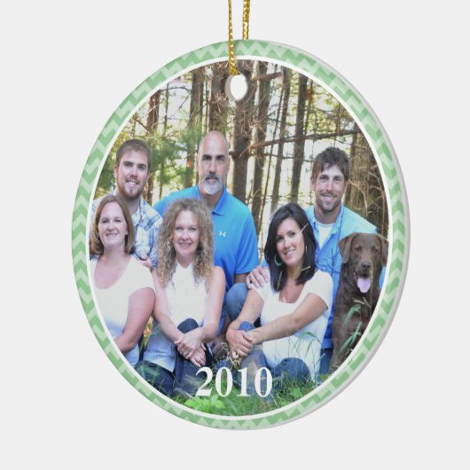 マイ初めてのクリスマスフォトオーナメント セラミックオーナメント (左)