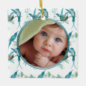 マイ初めてのクリスマスフォトオーナメント セラミックオーナメント (正面)