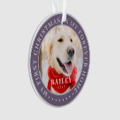 マイ初めてのクリスマスフォーエバーモダンホームペット オーナメント (正面)