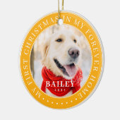 マイ初めてのクリスマスフォーエバーモダンホームペット セラミックオーナメント (左)