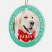 マイ初めてのクリスマスフォーエバーモダンホームペット セラミックオーナメント (左)