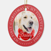 マイ初めてのクリスマスフォーエバーモダンホームペット セラミックオーナメント (左)