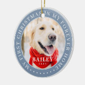 マイ初めてのクリスマスフォーエバーモダンホームペット セラミックオーナメント (左)