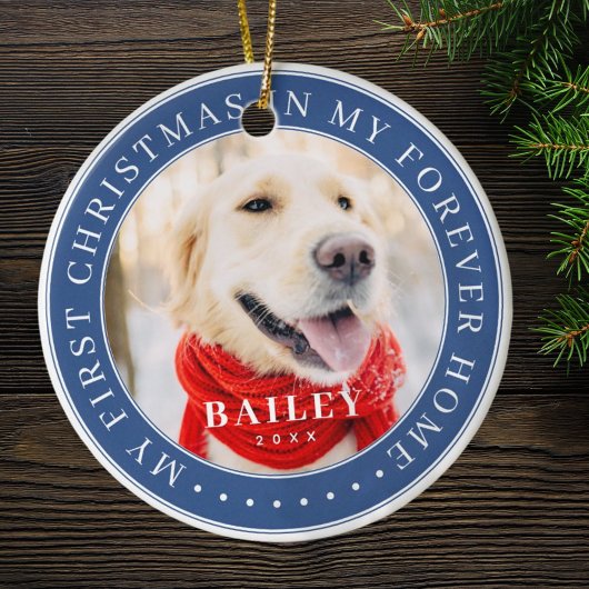 マイ初めてのクリスマスフォーエバーモダンホームペット セラミックオーナメント