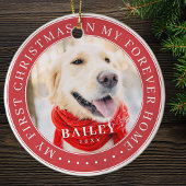 マイ初めてのクリスマスフォーエバーモダンホームペット セラミックオーナメント