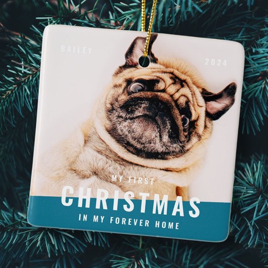 マイ初めてのクリスマスフォーエバーモダンホームペット セラミックオーナメント