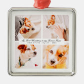 マイ初めてのクリスマスフォーエバーモダンホームペット メタルオーナメント (正面)