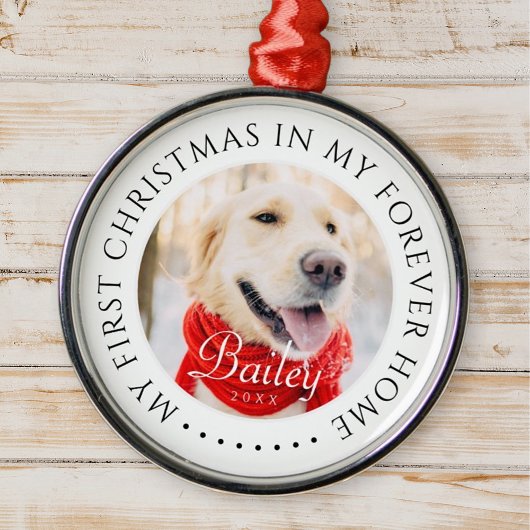 マイ初めてのクリスマスフォーエバーモダンホームペット メタルオーナメント