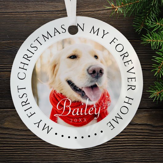 マイ初めてのクリスマスフォーエバーモダンホームペット メタルオーナメント