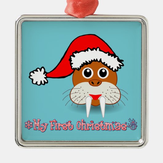 マイ初めてのクリスマスベビーウォラス メタルオーナメント (正面)