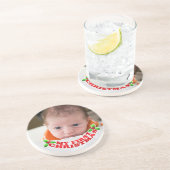 マイ初めてのクリスマスベビーフォトコースター コースター (側面)