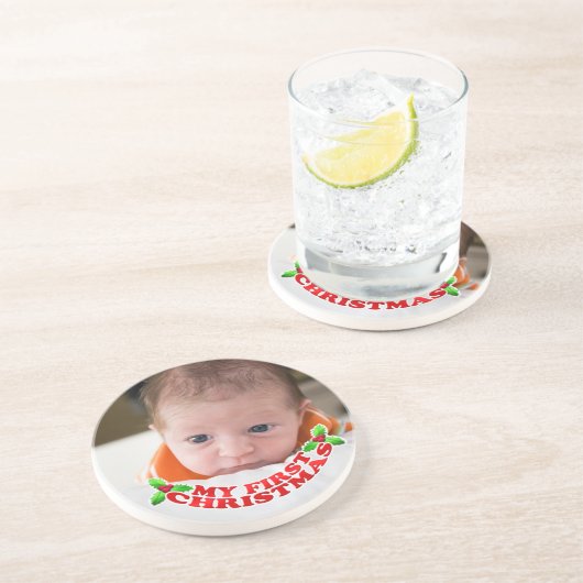 マイ初めてのクリスマスベビーフォトコースター コースター (側面)