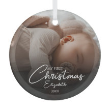 マイ初めてのクリスマスベビーフォトスクエレガントリプト