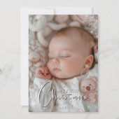 マイ初めてのクリスマスベビー写真 シーズンカード (正面)