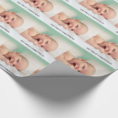 マイ初めてのクリスマスベビー写真 ラッピングペーパー (角)