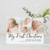 マイ初めてのクリスマスベビー誕生写真 シーズンカード (スタンド正面)