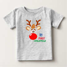 マイ初めてのクリスマスベビーTシャツ